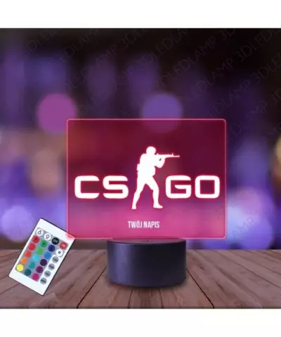 Lampka Nocna 3D LED LAMP Counter-Strike CS GO