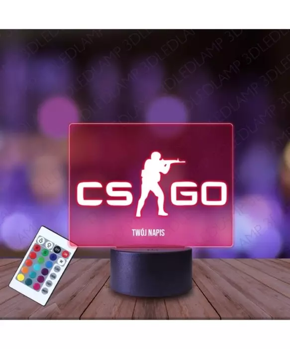 Lampka Nocna 3D LED LAMP Counter-Strike CS GO