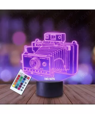 Lampka Nocna 3D LED LAMP Aparat Fotografia