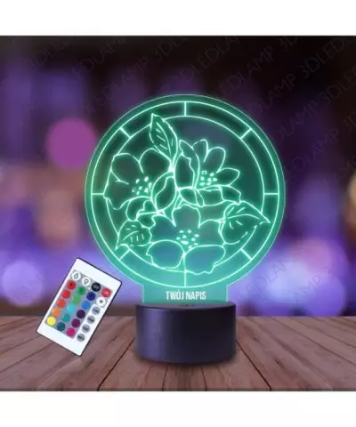 Lampka Nocna 3D LED LAMP Ogrodnictwo Kwiaty
