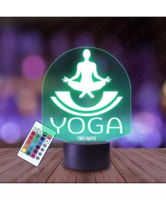 Lampka Nocna 3D LED LAMP Yoga