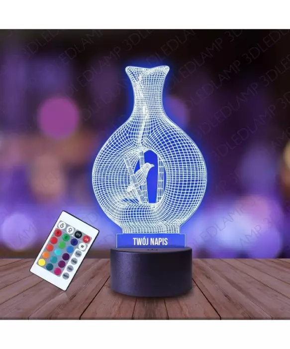 Lampka Nocna 3D LED LAMP Wazon Dekoracja