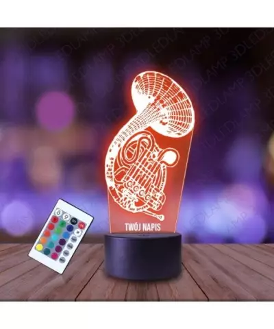 Lampka Nocna 3D LED LAMP Puzon Waltornia