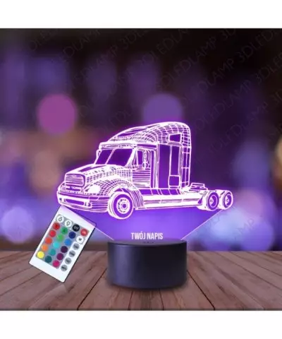 Lampka Nocna 3D LED LAMP Tir Ciągnik