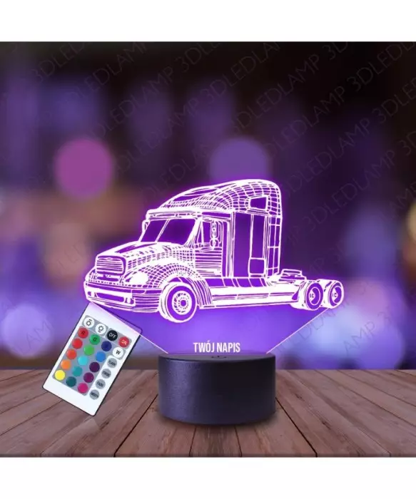 Lampka Nocna 3D LED LAMP Tir Ciągnik