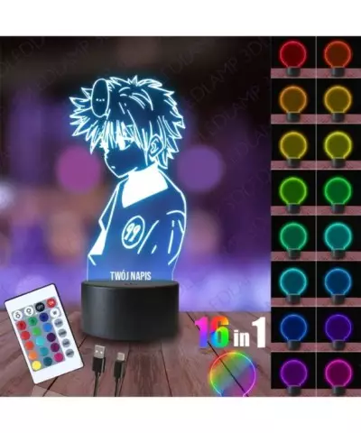 Lampka Nocna 3D LED LAMP Kurapika Hunter x Hunter
