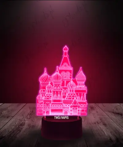 Lampka LED 3D Plexido Pałac Budowla - 2