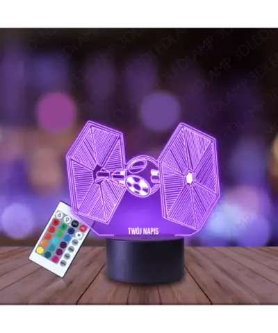 Lampka Nocna 3D LED LAMP Myśliwiec Star Wars