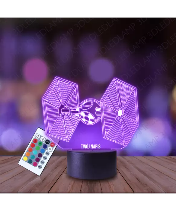 Lampka Nocna 3D LED LAMP Myśliwiec Star Wars