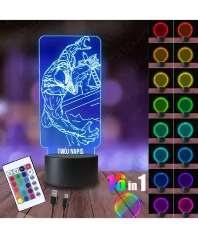 Lampka Nocna 3D LED LAMP Venom