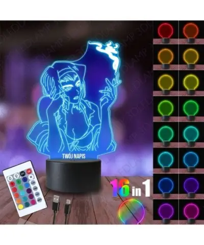 Lampka Nocna 3D LED LAMP Cowboy Bebop