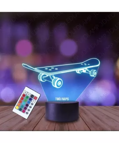 Lampka Nocna 3D LED LAMP Deskorolka