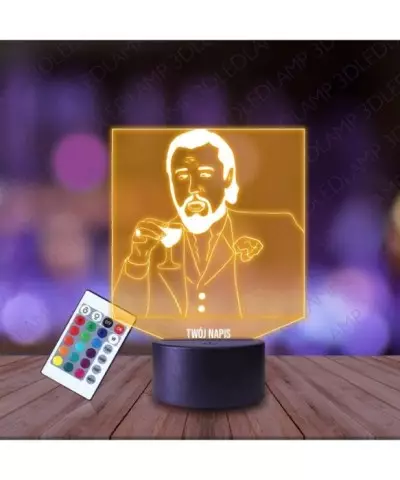 Lampka Nocna 3D LED LAMP DiCaprio Mem