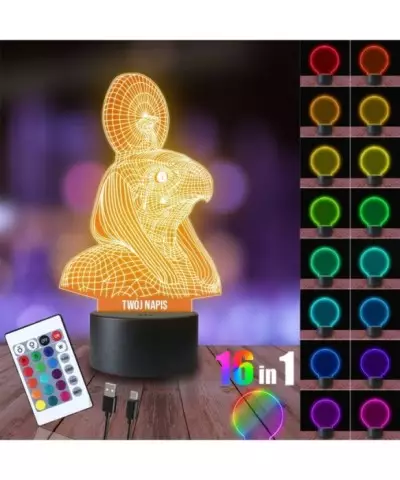 Lampka Nocna 3D LED LAMP Bóg Słońca Egipt