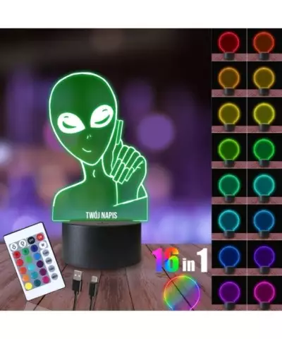 Lampka Nocna 3D LED LAMP Slay Kosmita