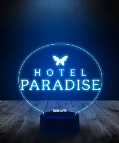 lampka_led_3d_plexido_hotel_paradise