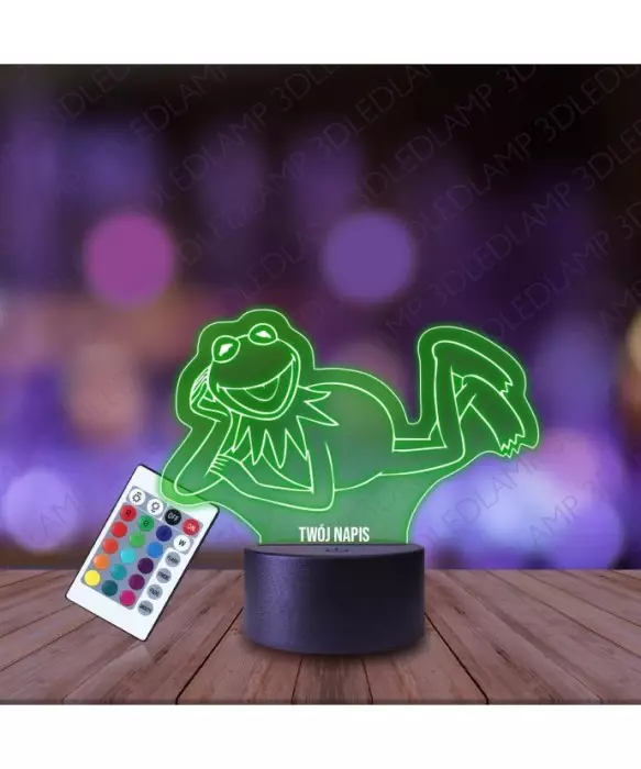 Lampka Nocna 3D LED LAMP Kermit Mem
