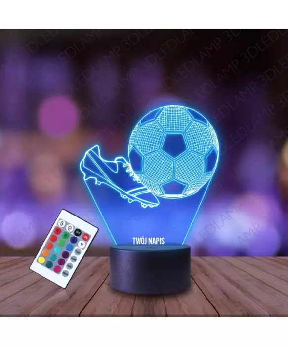 Lampka Nocna 3D LED LAMP Piłka Korki