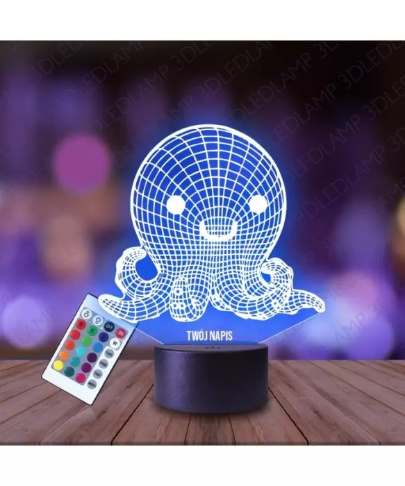 Lampka Nocna 3D LED LAMP Ośmiorniczka