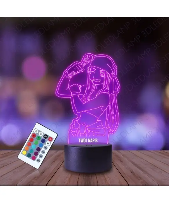 Lampka Nocna 3D LED LAMP Winry Rockbell