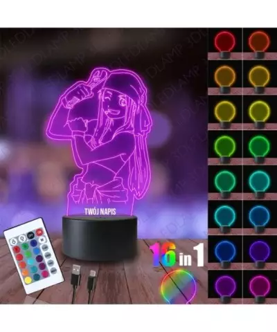 Lampka Nocna 3D LED LAMP Winry Rockbell