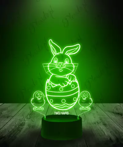 Lampka LED 3D Plexido Zajączek Wielkanocny - 2