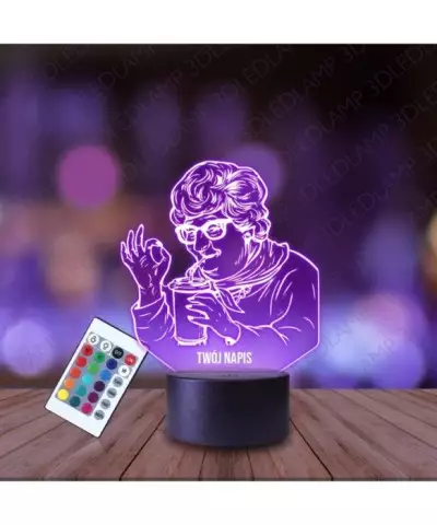 Lampka Nocna 3D LED LAMP Dzień Teściowej Prezent