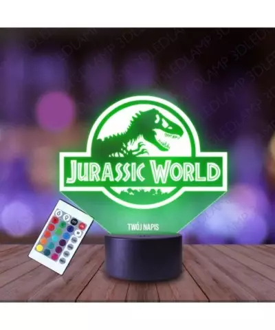 Lampka Nocna 3D LED LAMP Jurassic World