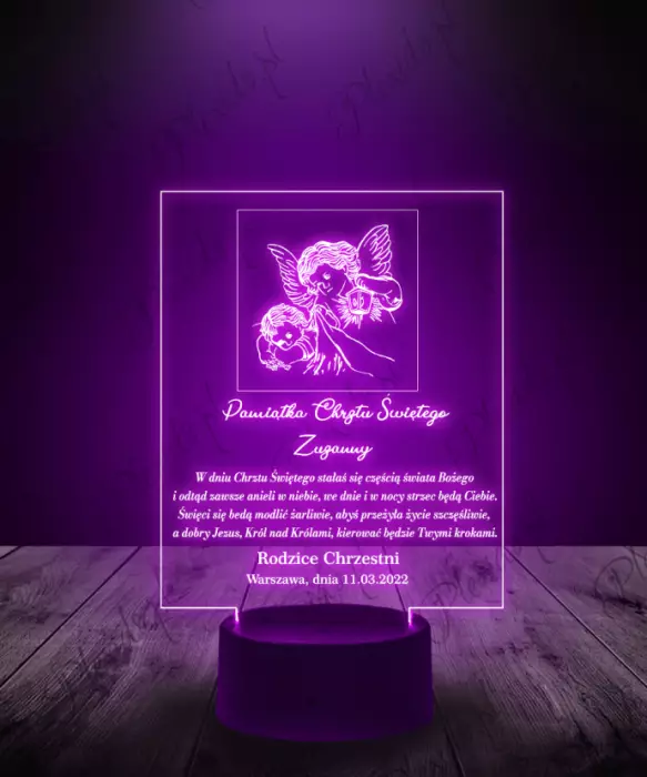 lampka_led_plexido_pamiętko_chrztu_świętego