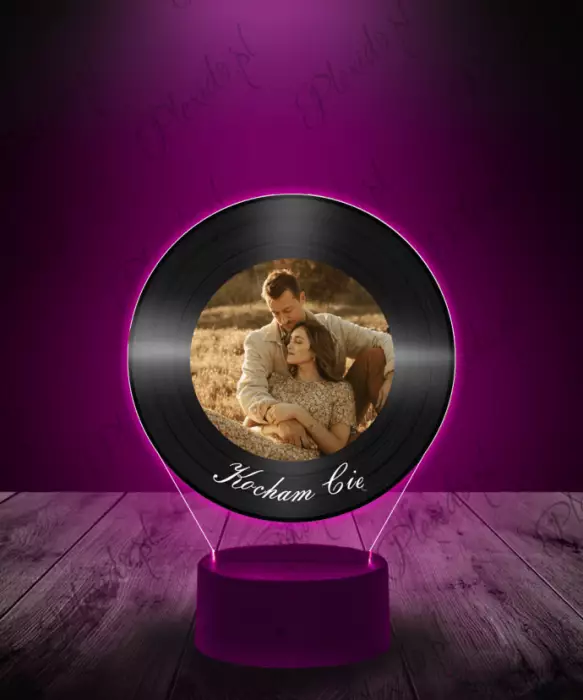 Ramka Winylowa Twoje Zdjęcie Kocham Cie - 1