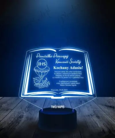 lampka_led_3d_plexido_komunia_święta_pamiątka_książka