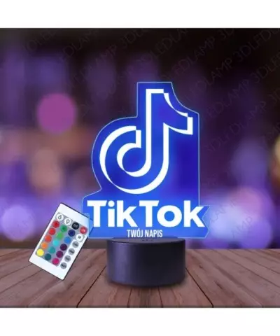 Lampka Nocna 3D LED LAMP TikTok