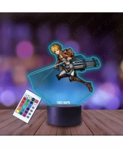 Lampka Nocna 3D LED LAMP z Nadrukiem Armin Alrert