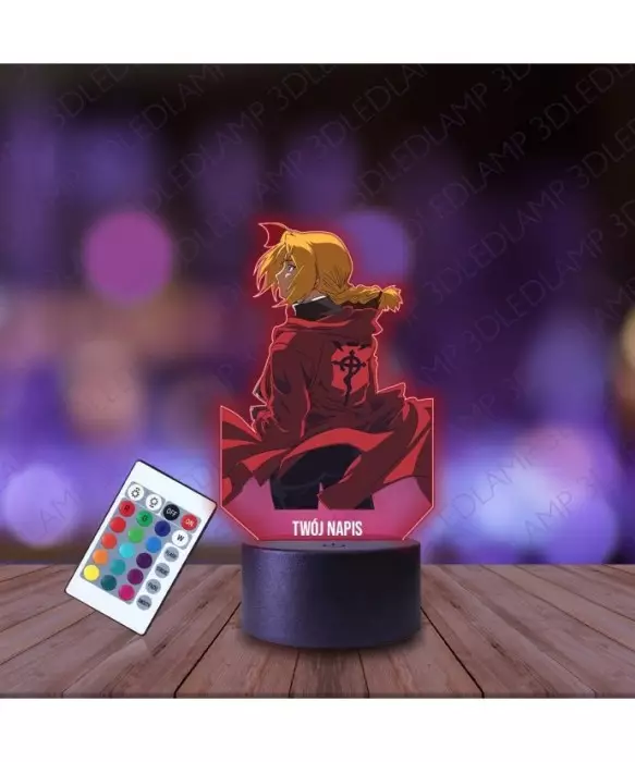 Lampka Nocna 3D LED LAMP z Nadrukiem Edward Erlic