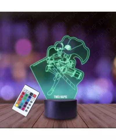 Lampka Nocna 3D LED LAMP Levi Ackermann