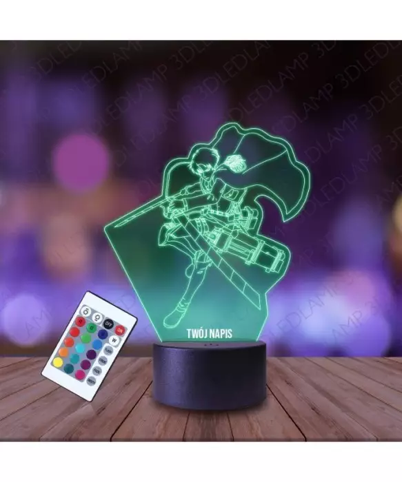 Lampka Nocna 3D LED LAMP Levi Ackermann