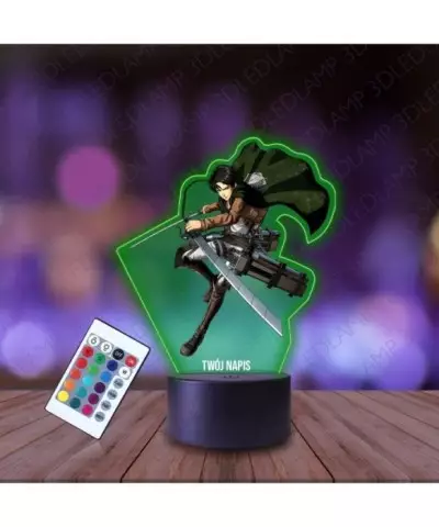 Lampka Nocna 3D LED LAMP z Nadrukiem Levi Ackermann