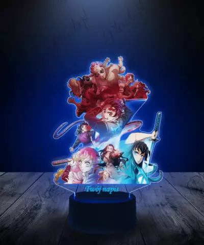 lampka_led_3d_plexido_z_nadrukiem_demon_slayer_postacie