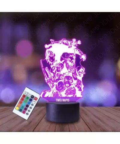 Lampka Nocna 3D LED LAMP Demon Slayer Grupa