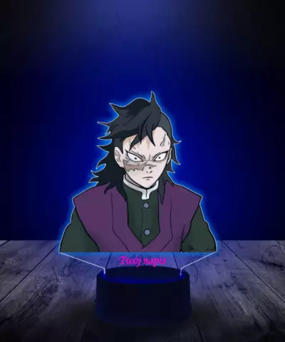 Lampka LED 3D Plexido z Nadrukiem Genya Shinazugawa - 2