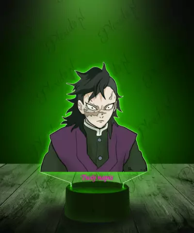 Lampka LED 3D Plexido z Nadrukiem Genya Shinazugawa - 3