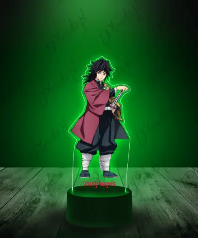 Lampka LED 3D Plexido z Nadrukiem Giyu Tomioka - 2