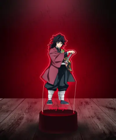 Lampka LED 3D Plexido z Nadrukiem Giyu Tomioka - 3