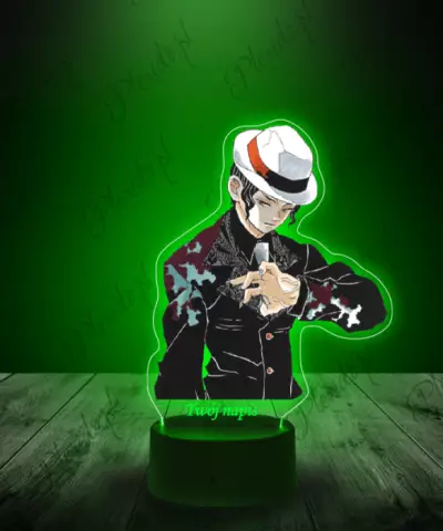 Lampka LED 3D Plexido z Nadrukiem Muzan Kibutsuji - 2