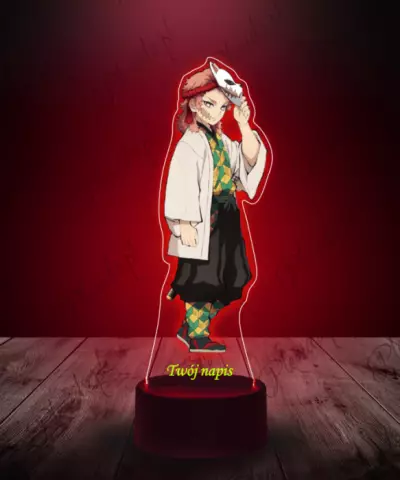 Lampka LED 3D Plexido z Nadrukiem Sabito Demon Slayer - 1