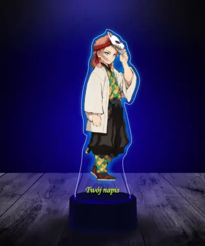Lampka LED 3D Plexido z Nadrukiem Sabito Demon Slayer - 2