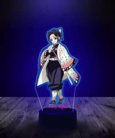 Lampka LED 3D Plexido z Nadrukiem Shinobu Kocho - 3