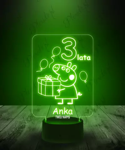 lampka_led_plexido_prezent_na_urodziny_świnka_peppa