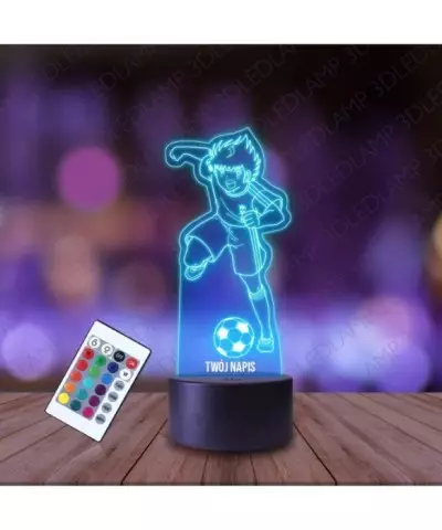 Lampka Nocna 3D LED LAMP Tsubasa Ozara Kapitan Jastrząb