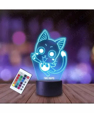 Lampka Nocna 3D LED LAMP Happy Fairy Tail